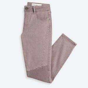 Pistola Dusty Rose Moto Detail Skinny Jean